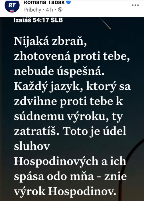 Poculi sme slovo Ramonino